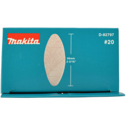 Lamelles de bois N°20 56mm 23mm Boîte de 100