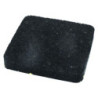 Patin anti-vibrations caoutchouc noir à poser 100x100 mm lot de 4