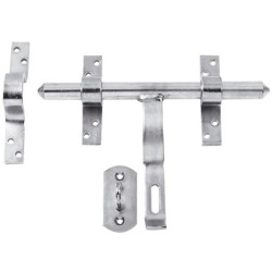 Verrou vervelle avec patte et porte cadenas diamètre 16 mm