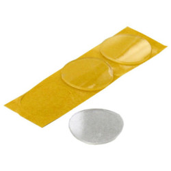Pastille anti-glisse transparente adhasive diamètre 22 lot de 9
