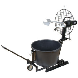 Station de malaxage mobile Eibenstock Automix90 230 V grande capacité 90 L ou 80 kg