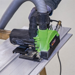 Scie circulaire carrelage portative à eau Eibenstock 230 V 1250 W diamètre 125 mm +disque+rail 750mm