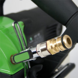 Scie circulaire carrelage portative à eau Eibenstock 230 V 1250 W diamètre 125 mm +disque+rail 750mm