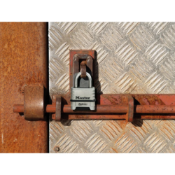 Cadenas à combinaison programmable 1174D Master Lock corps et anse en acier inoxydable