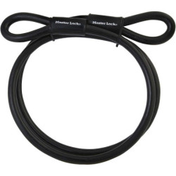 Câble en acier tressé à boucles protection vinyle longueur 4.5 m diamètre 10 mm
