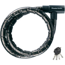 Câble articulé 1.20m x diamètre 22 mm Cylindre à disque Livré avec 4 clés