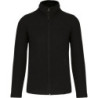 Veste micropolaire zippée homme noire
