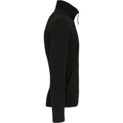 Veste micropolaire zippée homme noire