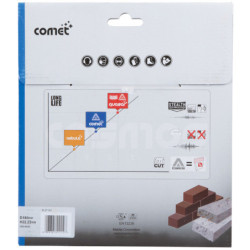 Disque diamant COMET béton armé et acier diamètre 180 mm alésage 22.23