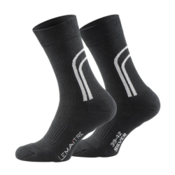 Chaussette mi-haute Lindor performante confortable Noir