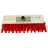 Balai cantonnier PVC rouge