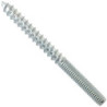 Vis double filet bois/métal acier zingué lot de 10