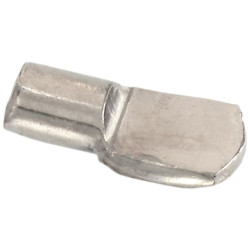 Taquet à douille acier nickelé lot de 8