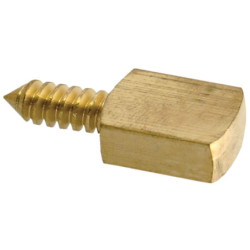 Taquet à visser laiton lot de 4