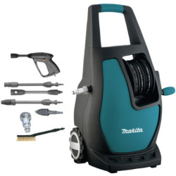 Nettoyeur haute pression filaire Makita HW112 (120 bar / 1600W) avec enrouleur