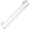 Coulisse pour tablette acier blanc longueur 400 mm