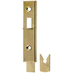 Verrou d'amoire acier laitonné 60 mm lot de 2