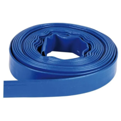 Tuyau armé pour arrosage et irrigation Tricoflat Tricoflex bleu longueur 25 m 50mm