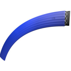 Tuyau armé pour arrosage et irrigation Tricoflat Tricoflex bleu longueur 25 m 50mm