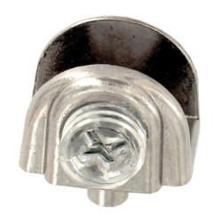 Taquet métal pour tablette de verre 4.8-8.7 mm lot de 8