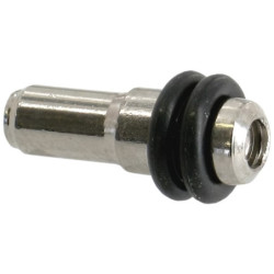 Taquet métal avec anneau caoutchouc diamètre 5 mm lot de 8