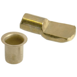 Taquet 7 mm et douille 8 mm acier laitonnée lot de 8