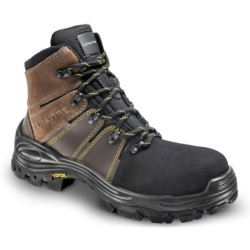 Chaussures de sécurité hautes Lemaitre Trek semelle Vibram waterproof S3 brun