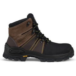 Chaussures de sécurité hautes Lemaitre Trek semelle Vibram waterproof S3 brun
