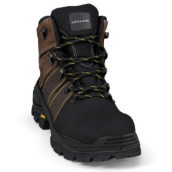 Chaussures de sécurité hautes Lemaitre Trek semelle Vibram waterproof S3 brun