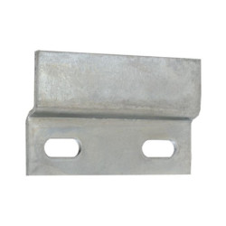 Support de meuble lourd acier zingué 76x45 mm