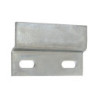 Support de meuble lourd acier zingué 76x45 mm
