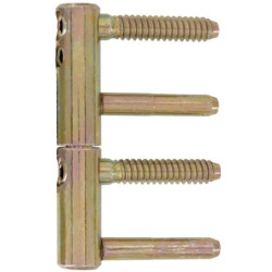 Fiche à visser réglable acier bichromaté diamètre 14 mm lot de 2