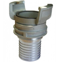 Raccord DSP symetrique rapide à douille crantée pour installation incendie et flexible pompier 40 mm