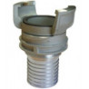 Raccord DSP symetrique rapide à douille crantée pour installation incendie et flexible pompier 40 mm
