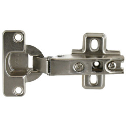 Charnière à ressort acier nickelé diamètre 35 mm lot de 2