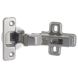 Charnière à ressort acier nickelé pour porte en applique diamètre 35 mm lot de 2
