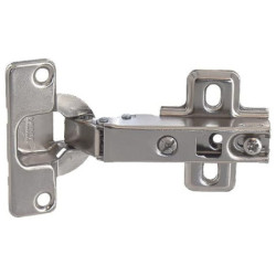 Charnière à ressort acier nickelé diamètre 35 mm pour porte rentrante lot de 2