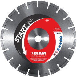 Disque diamant universel Startline béton BS60 diamètre 300 mm alésage 20 mm