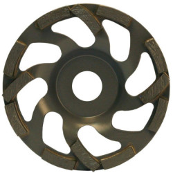 Plateau diamant ponçage béton et époxy - PNZ180 Diam Industries Ø180mm Alésage 22,23mm