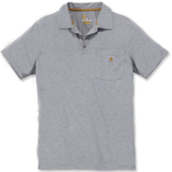 Polo homme Force manches courtes poche poitrine Gris Chiné XL