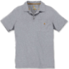 Polo homme Force manches courtes poche poitrine Gris Chiné XL