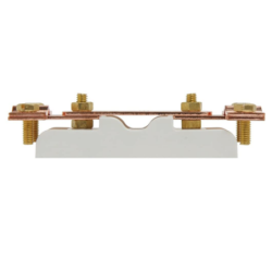 Barrette de mesure Debflex - 2 cosses - Câble de terre 25mm² - Porcelaine