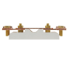 Barrette de mesure Debflex - 2 cosses - Câble de terre 25mm² - Porcelaine