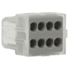 Borne automatique DebFlex pour 8 conducteurs de section 1,5 à 2,5 mm²