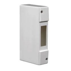 Coffret de protection vide Debflex - 1 rangée - 1 module - Avec rails - Polystyrène - Blanc