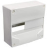 Coffret électrique d'intérieur vide 1 rail DIN 13 modules Blanc