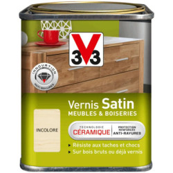Vernis meubles et boiseries incolore satin 1L