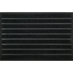 Tapis d’entrée très grattant pour trafic intense Combi Brush noir