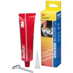 Graisse silicone grise 1100 - Isolation, étanchéité & lubrification - Tube 100g