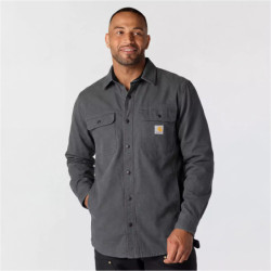 Surchemise stretch doublure polaire gris Windham Shirt Jac